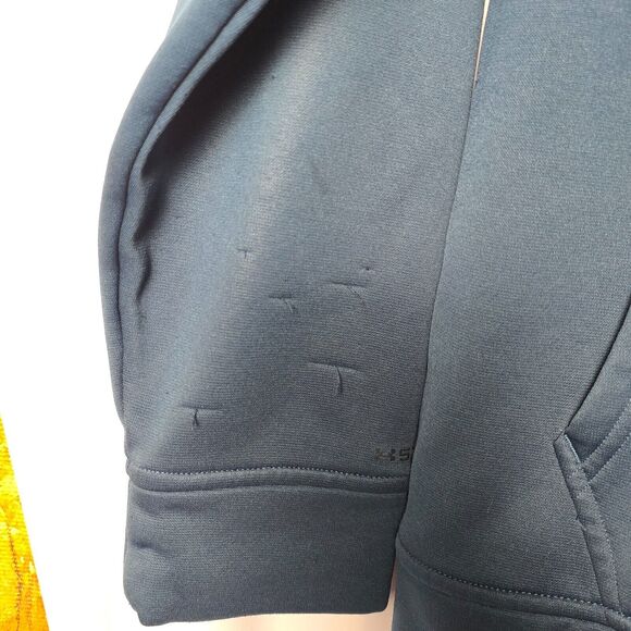 UNDER ARMOUR Teal Blue Pullover Hoodie Size Medium - Picture 4 of 11